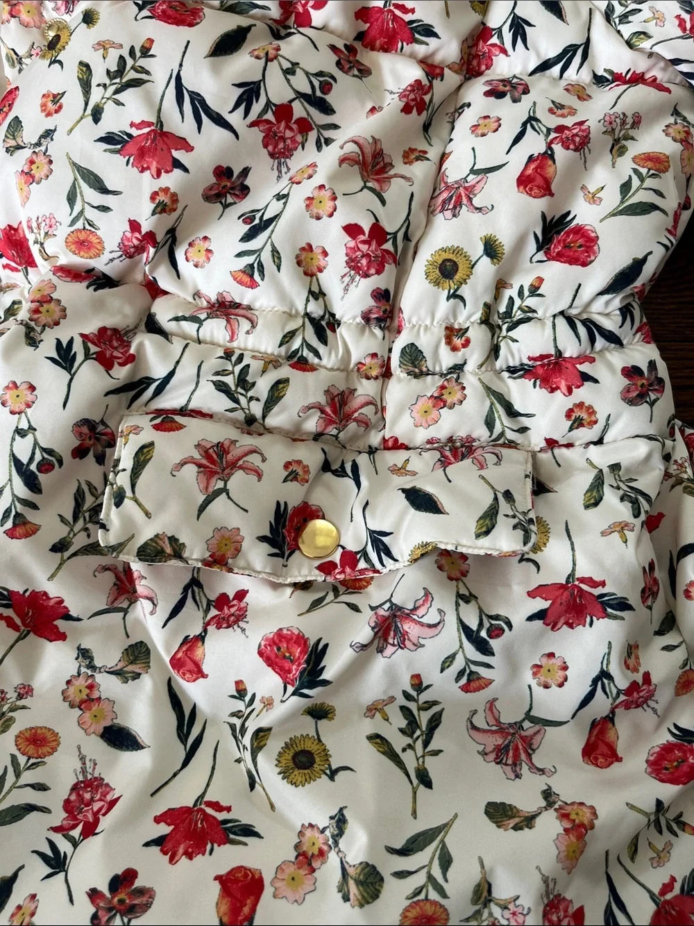 J. Crew Alps puffer jacket with PrimaLoft® in vintage floral - Picture 9 of 11